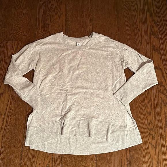 Athleta Gray Crewneck Pullover Sweatshirt - Picture 1 of 4